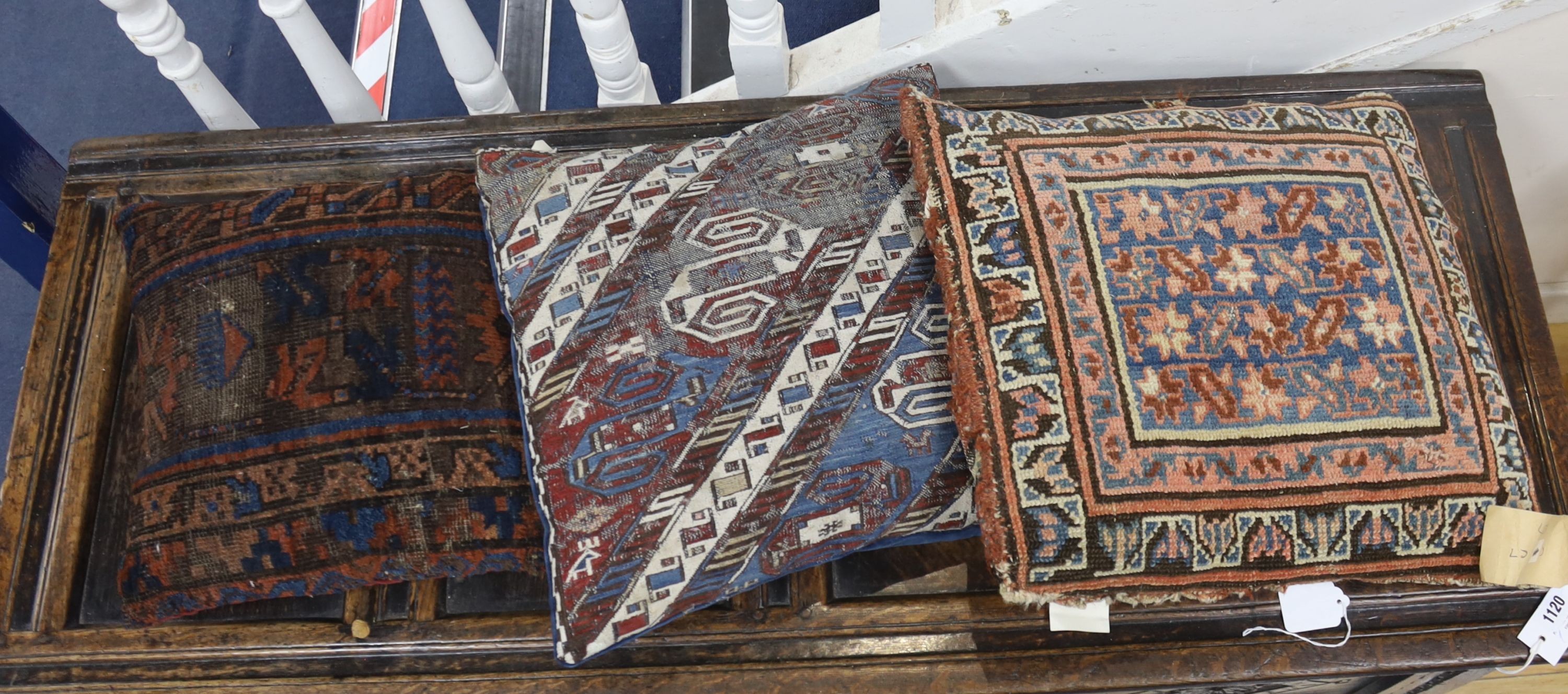 Three Persian / Caucasian cushions